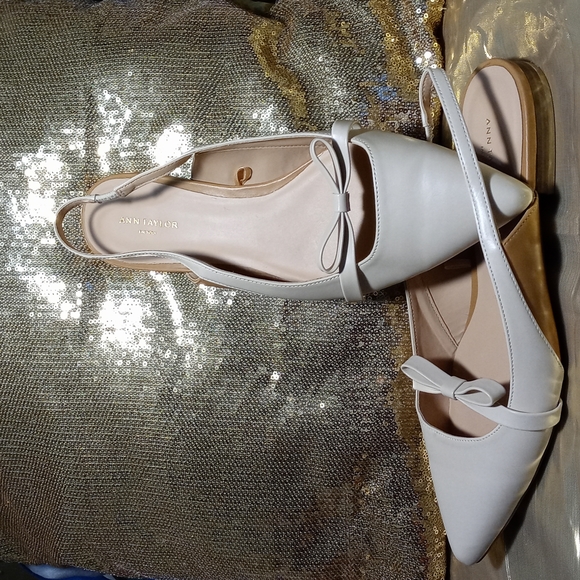 Ann Taylor Shoes - ANN TAYLOR FLAT SLINGS.